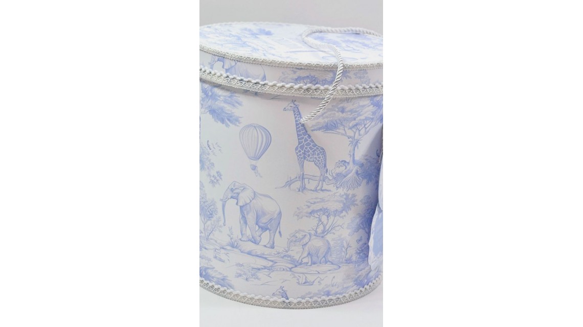 Trusou de botez Jungle Baby Toile de Jouy 7